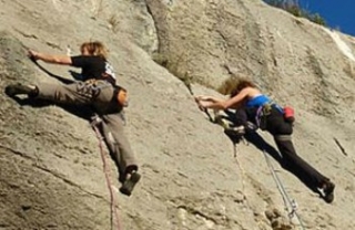  Die Freude am Klettern. 